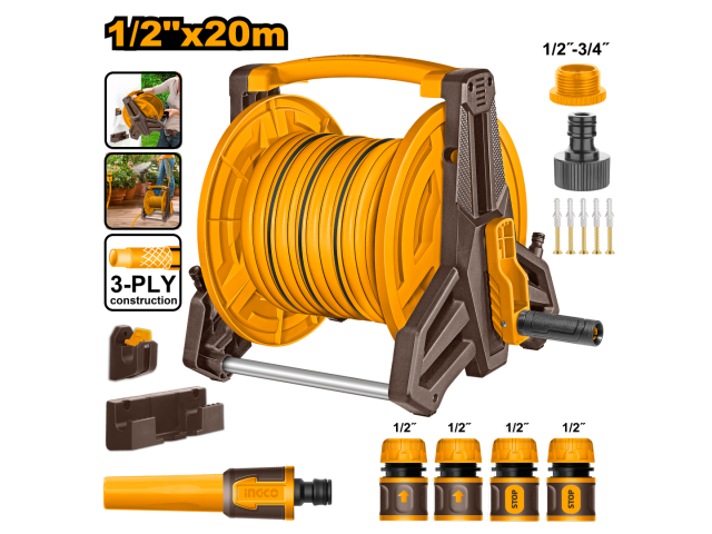 Ingco 20M Hose Reel Set HHR20124