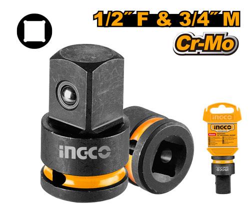 Ingco 1/2"(F) X 3/4"(M) Impact Socket Adapter HIAD1234