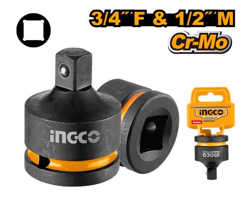 Ingco 3/4"(F) X 1/2"(M)  Impact Socket Adapter HIAD3412