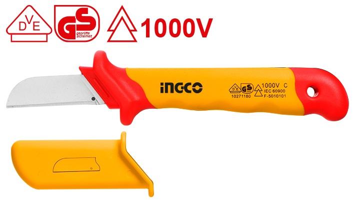 Ingco Insulated Cable Knife 50x180mm HICK1801