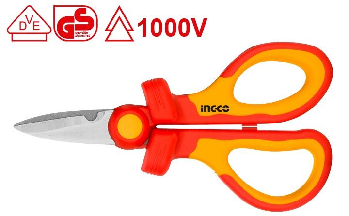 Ingco Insulated Scissors 160mm HISS1601