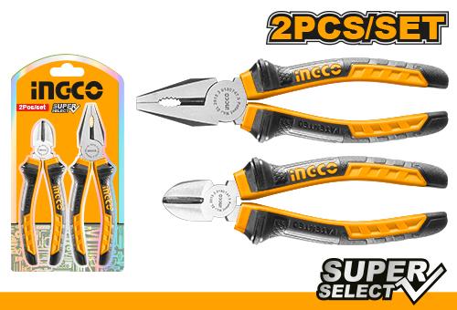 Ingco 2pcs Pliers Set HKPS08212