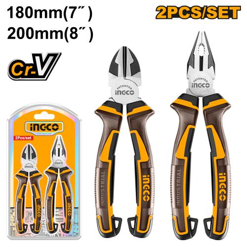 Ingco 2 Pcs Pliers Set HKPS28216