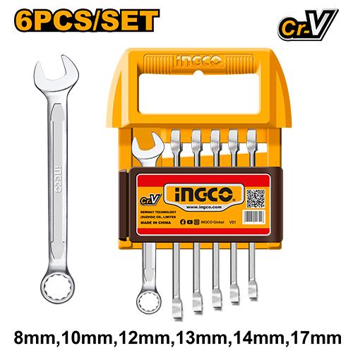 Ingco 6pcs Combination Spanner Set HKSPA1066