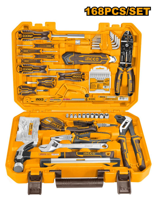 Ingco 168 pcs Hand Tools Set HKTHP21681