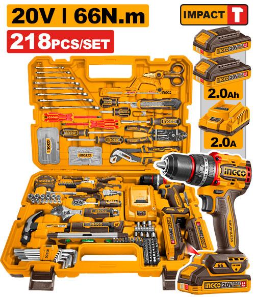 Ingco 218 pcs. Tool Set HKTHP42182