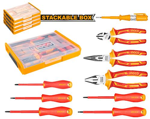 Ingco 9pcs Insulated Hand Tools Set HKTV01H091 — SEPTFOUR INDUSTRIAL SUPPLY
