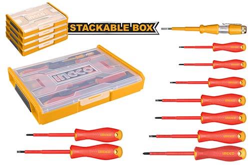 Ingco 10pcs Insulated Hand Tools Set HKTV01S101