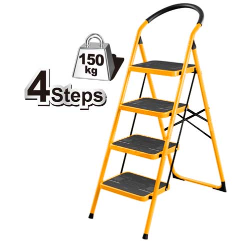 Ingco Steel Ladder 4 Steps HLAD09041