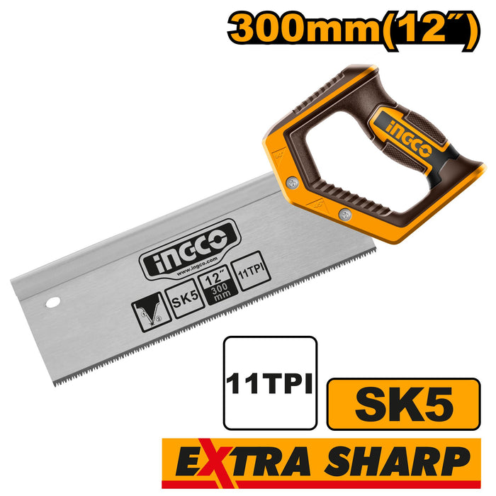 Ingco 12" (300mm)  Back Saw HMBSB3006