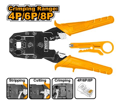 Ingco Modular Plug Crimper HMPC1468P