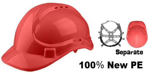 Ingco Safety Helmet Red HSH210