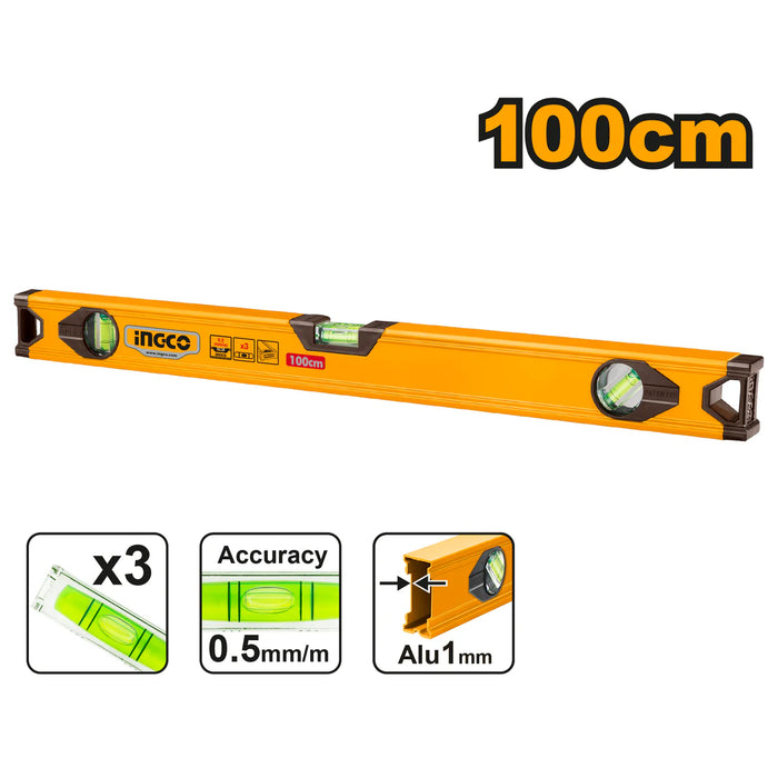 Ingco 100cm Spirit Level HSL18100