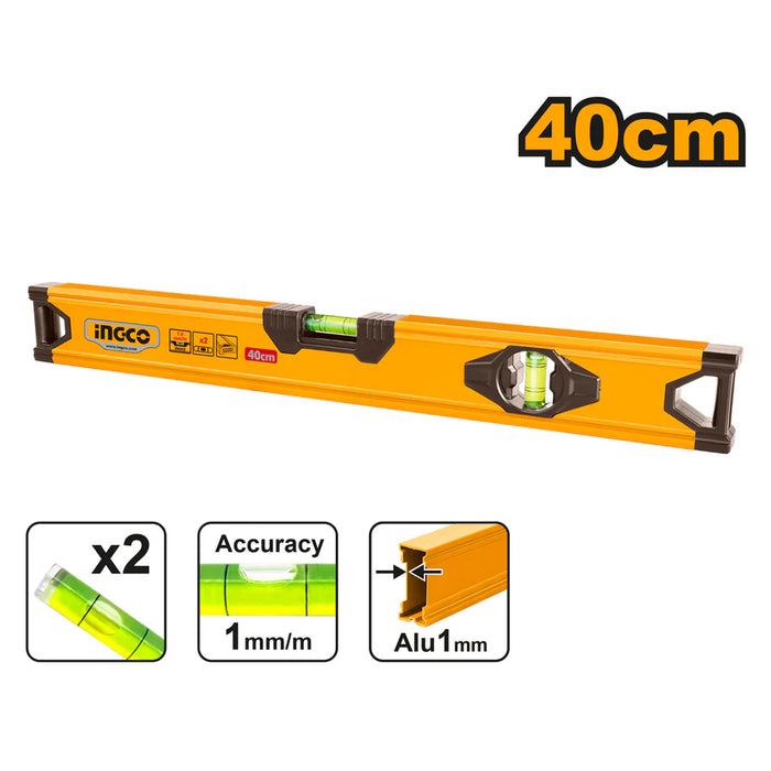 Ingco 40cm Spirit Level (SS)  HSL58040