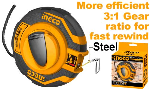 Ingco (20mX12.5mm) Steel Measuring Tape HSMT8420