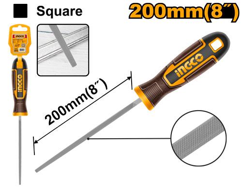 Ingco 200mm Square Steel File HSSF088