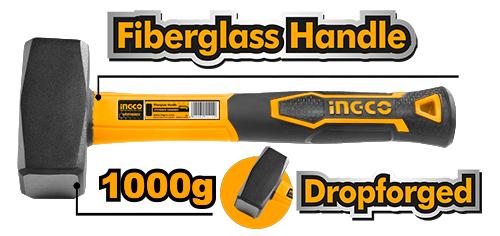 Ingco 1000g Stoning Hammer HSTH8802