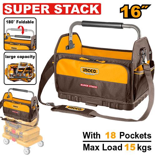 Ingco 16" Tool Bag HTBGL08