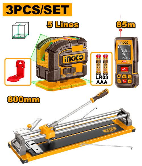 Ingco 3 In 1 Tile Cutter Kit HTC080585