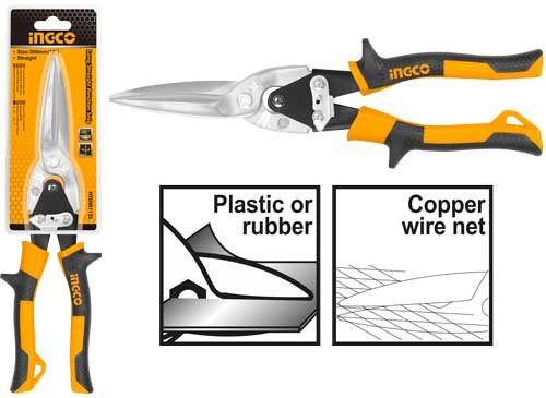 Ingco 12" Long Straight Aviation Snip (Straight) HTSN0112S