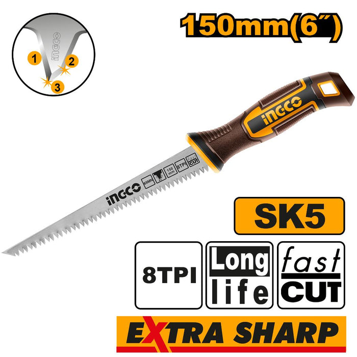 Ingco  6" (150mm) Wall Board Saw HWBSW1506