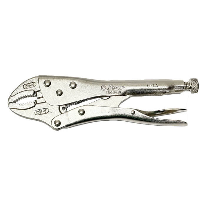 Hans Heavy-Duty Locking Plier / Curved Jaw 1805