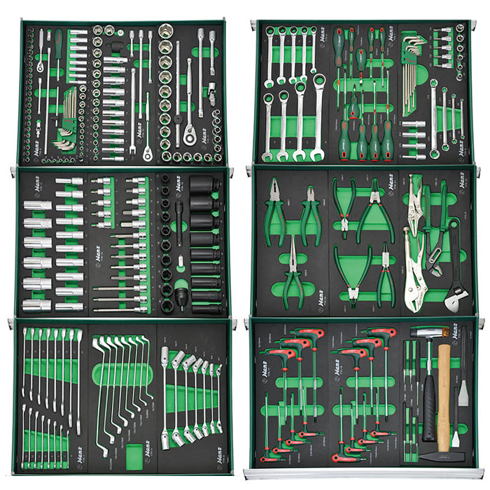 Hans 293PCS Great Tool Trolley Group FGTT-293 (EVA foam)