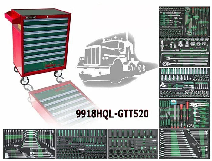 Hans 520 PCS Great Tool Trolley Group FGTT-520