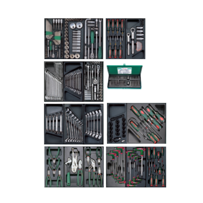 Hans 297PCS Great Tool Trolley Group GTT-297