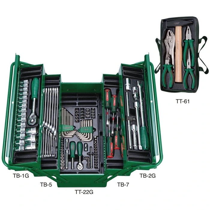 Hans 116pcs Tote Tool Box Kit TTBK-116