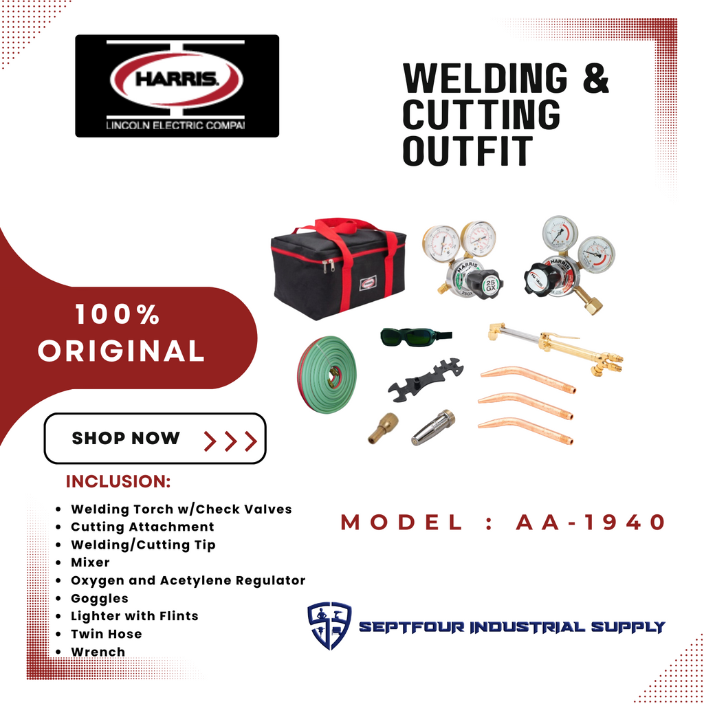 Harris Welding Cutting Outfit Equipment AA 1940 SEPTFOUR