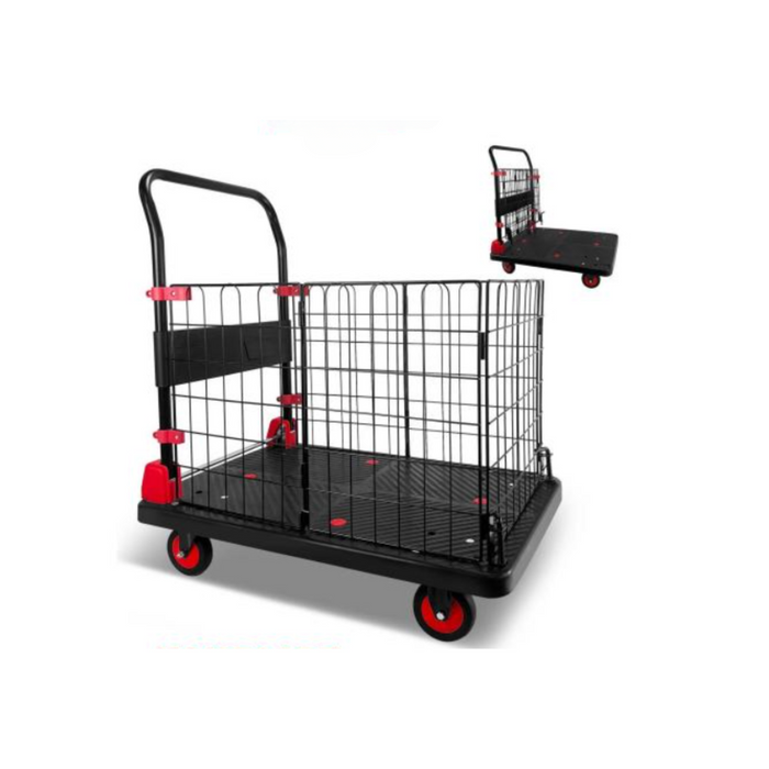 Homecare Platform Truck Cart with Cage