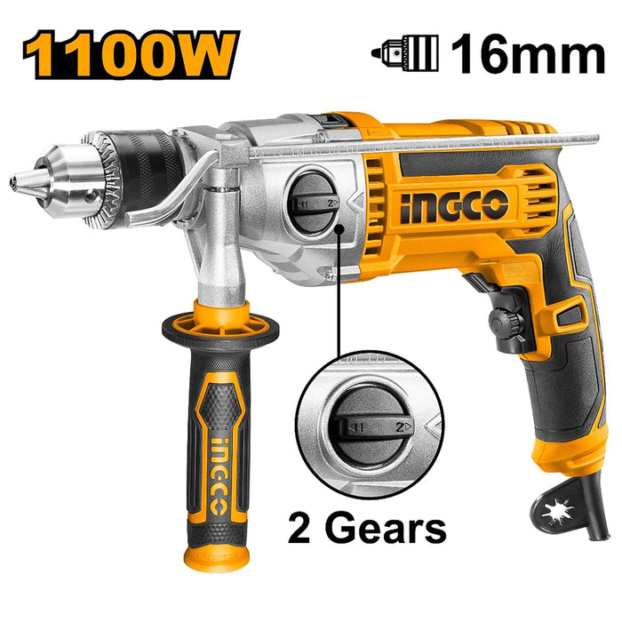 Ingco 16mm 1100W Impact Drill ID211008