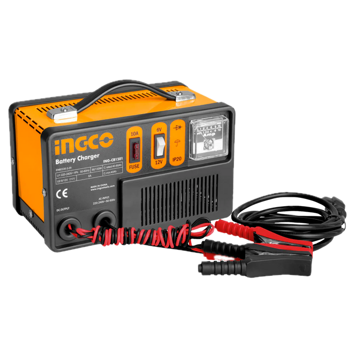 Ingco 6A Car Battery Charger ING-CB1501