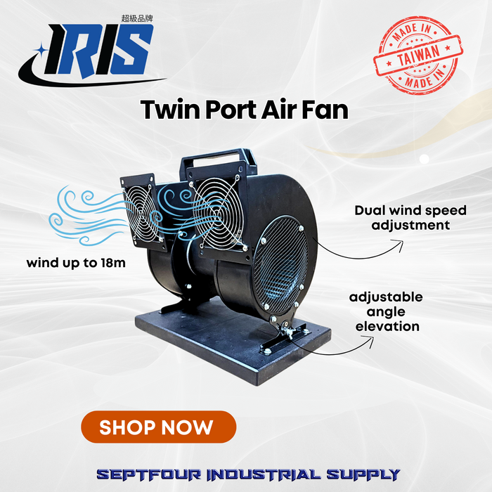 IRIS Twin Port Air Fan/Blower FC-160D - Made in Taiwan