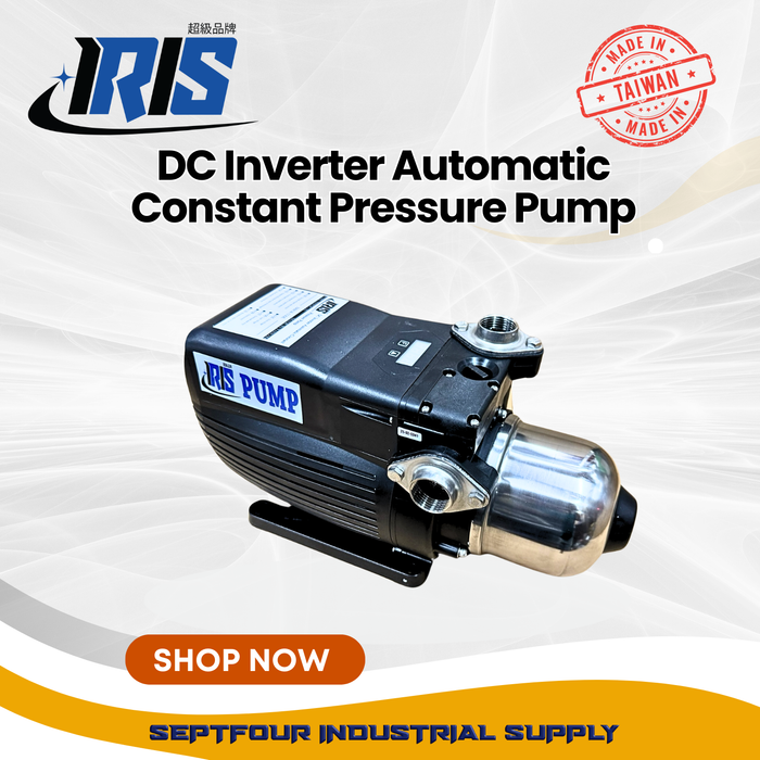 IRIS DC Inverter Automatic Constant Pressure Pump - Made in Taiwan