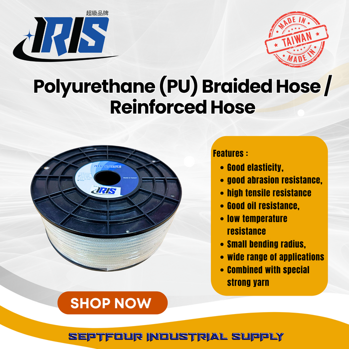 IRIS Polyurethane (PU) Braided Hose/Reinforced Hose - Made in Taiwan