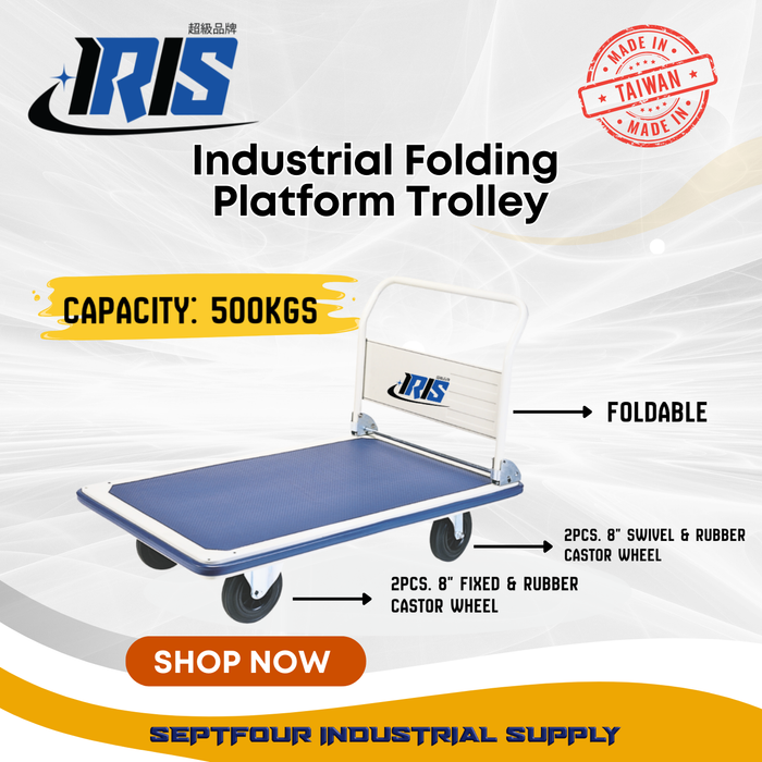 IRIS Industrial Platform Trolley/Push Cart - Made in Taiwan