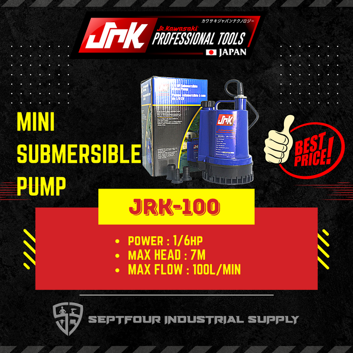JRK Kawasaki Mini Submersible Pump JRK-100