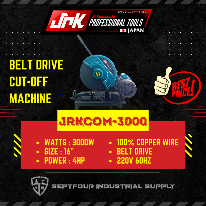 JRK Kawasaki  16" Belt Drive Cut-Off Machine JRKCOM-3000