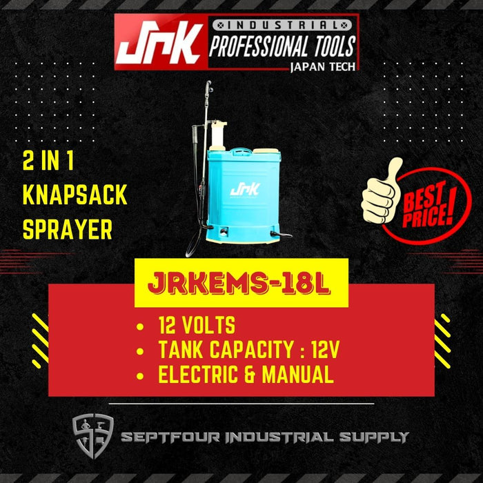 JRK 2in1 Knapsack Sprayer (Electric & Manual) JRKEMS-18L