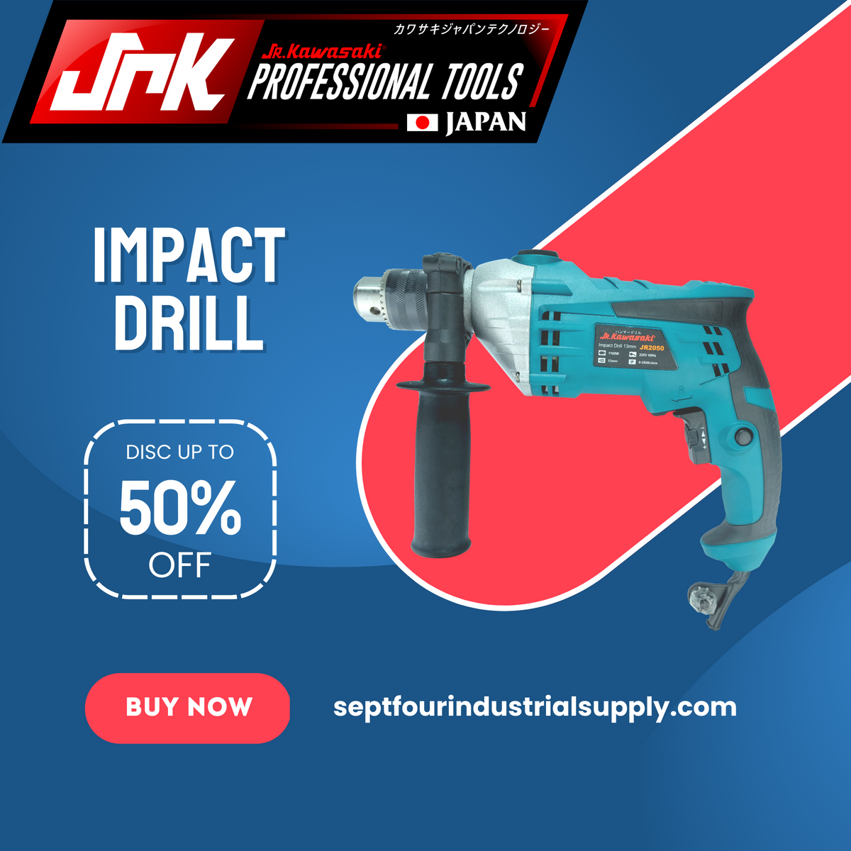 Kawasaki discount impact drill