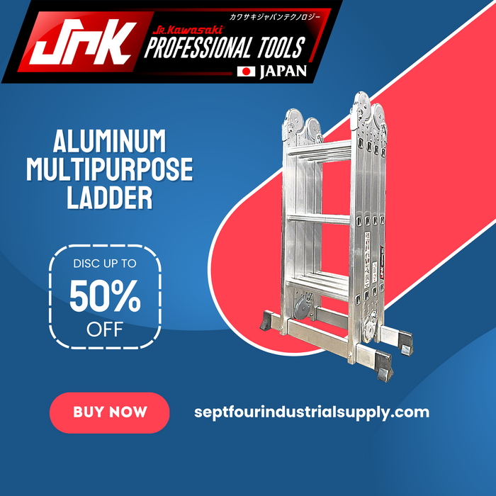 JRK Kawasaki Aluminum Multipurpose Ladder