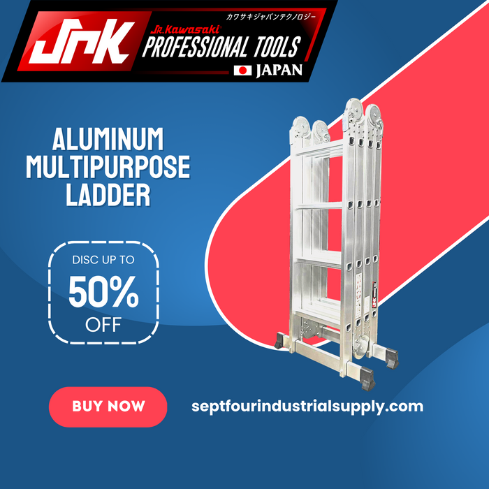 JRK Kawasaki Aluminum Multipurpose Ladder