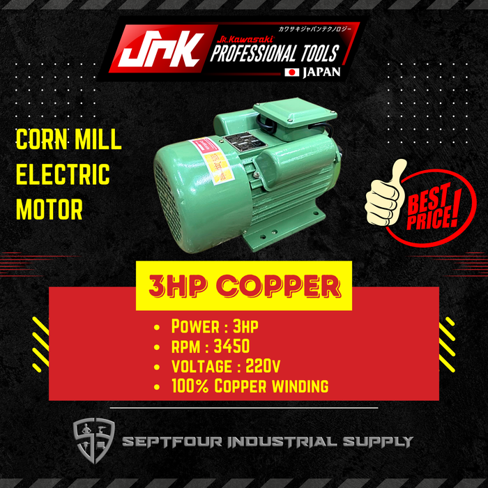 JRK Kawasaki/Brolly Corn Mill Electric Motor