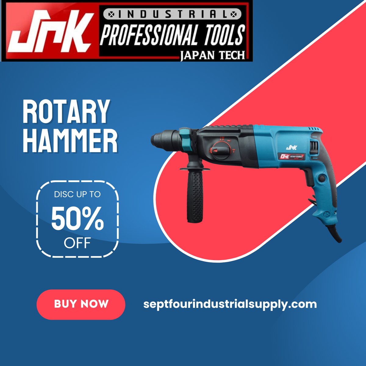 JRK 26mm / 32mm Rotary Hammer JRKRH1100 / JRKRH1700 — SEPTFOUR
