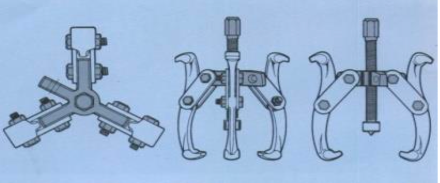 KWT Combination Gear Puller- 2 Arms and 3 Arms