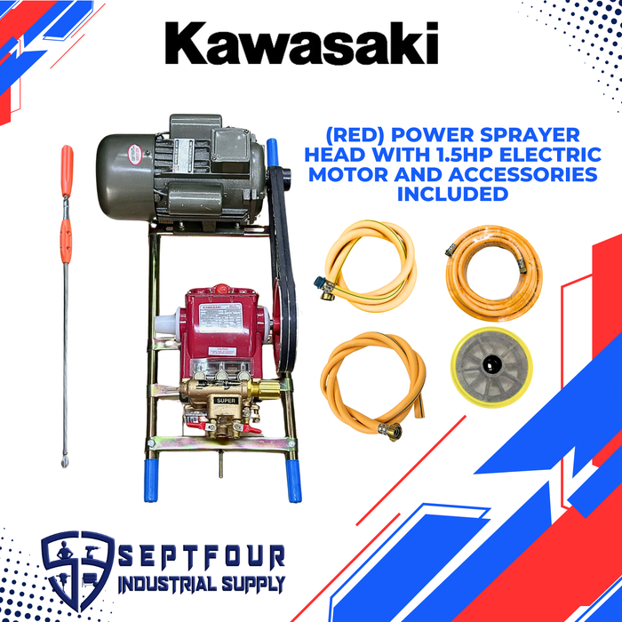 Kawasaki Pressure Washer/Power Sprayer (Red) Belt Drive