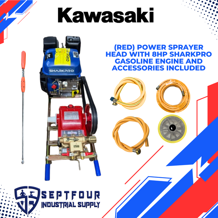 Kawasaki Pressure Washer/Power Sprayer (Red) Belt Drive