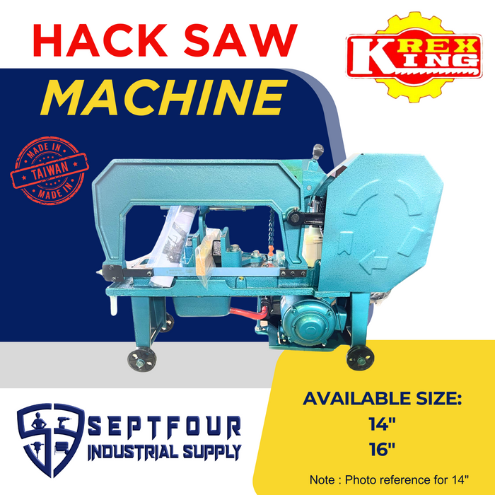 Kingrex 14" / 16” Hacksaw Machine (Made in Taiwan)